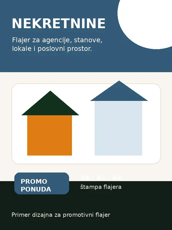 Primer flajera za nekretnine