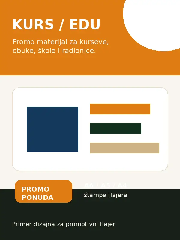 Primer edukativnog flajera